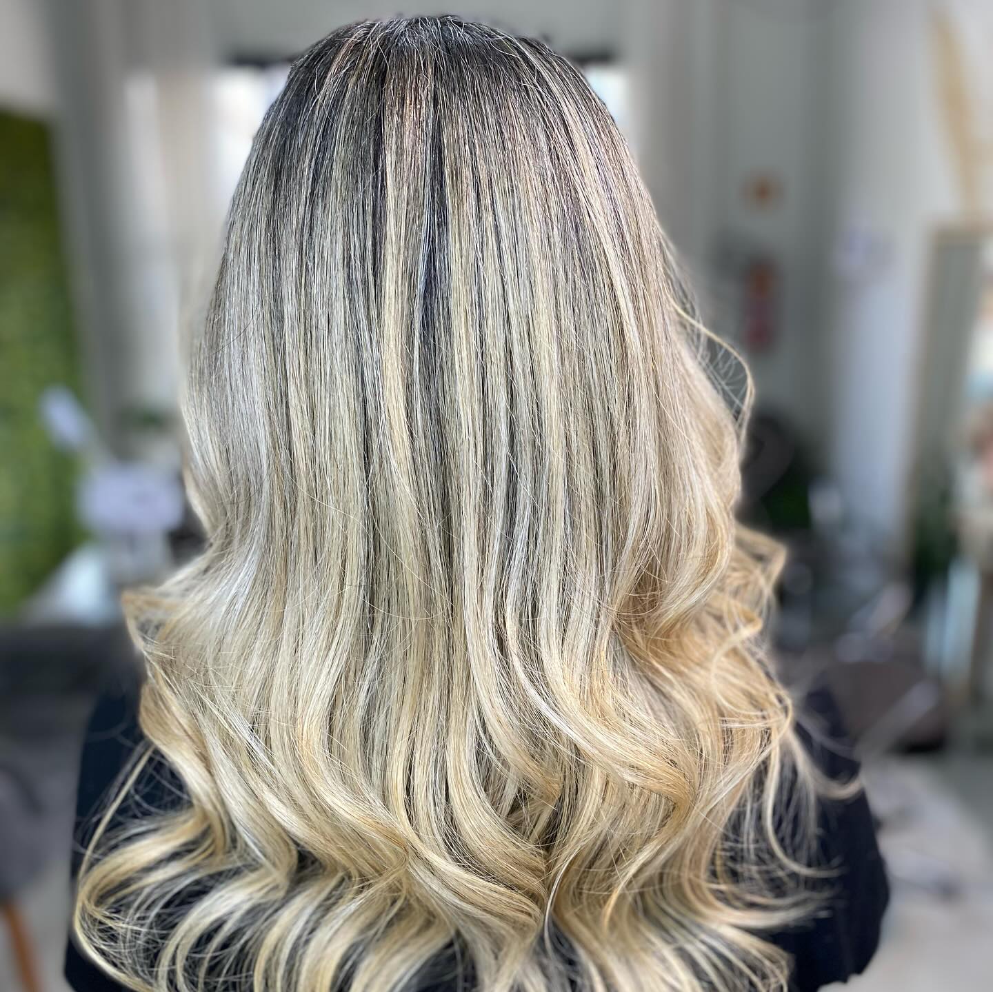 Mechas loiro natural